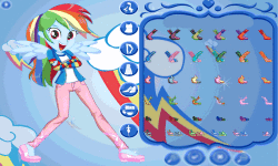 Dress up Rainbow Dash pony screenshot 3/4
