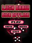 Luck Draw Dice Offline screenshot 1/3