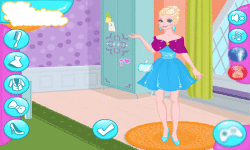 Dress up Elsa and Ariel at the disco screenshot 3/4