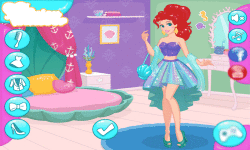 Dress up Elsa and Ariel at the disco screenshot 4/4