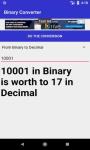 Binary to Decimal Converter screenshot 3/4