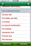 CANADIAN NEWSPAPERS and MAGAZINES screenshot 1/1