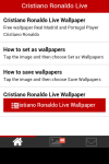 Cristiano Ronaldo Live Wallpaper Free screenshot 2/5