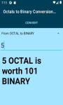 Octals to Binary Conversion Calculator   screenshot 1/4