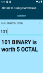 Octals to Binary Conversion Calculator   screenshot 3/4