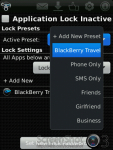Lock for BlackBerry Travel screenshot 3/3