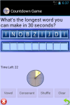 Countdown Words and Numbers Game screenshot 2/6