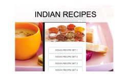 Indian recipes food screenshot 1/3