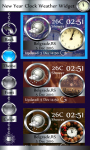 New Year Clock Weather Widget screenshot 4/6