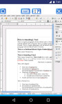 AndroWriter document editor with OpenOffice Writer screenshot 1/3