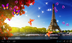 3D Eiffel Tower Live Wallpaper screenshot 1/5