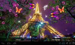 3D Eiffel Tower Live Wallpaper screenshot 2/5