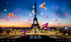 3D Eiffel Tower Live Wallpaper screenshot 3/5