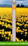 Zipper Lock Screen Daffodil screenshot 1/6