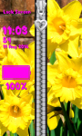Zipper Lock Screen Daffodil screenshot 6/6