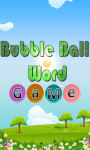 bubble ball word game screenshot 1/3