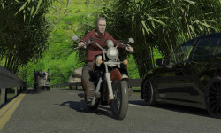 Moto Racer With Traffic game screenshot 1/5
