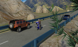 Moto Racer With Traffic game screenshot 2/5