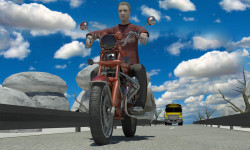 Moto Racer With Traffic game screenshot 3/5