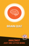 Brain Quiz - Just One Word screenshot 1/4