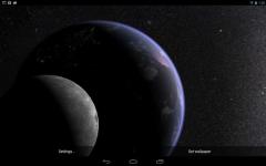 Earth and Moon in HD Gyro 3D PRO base screenshot 2/6