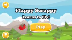 Flappy Scrappy Learns To Fly screenshot 1/6