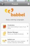 French Mobile  Vocabulary Trainer by babbel.com screenshot 1/1