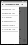 Unlimited Whatsapp Status screenshot 3/3