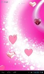 Pink hearts lwp screenshot 2/3