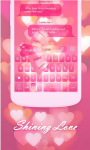 Shining Love Keyboard Theme screenshot 1/3