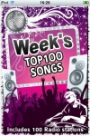 Week's Top 100 Songs & 100 Hot Radio Stations screenshot 1/1