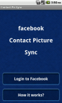 Facebook Contact Pic Sync screenshot 1/5