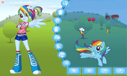 Dress up Rainbow pony screenshot 2/4