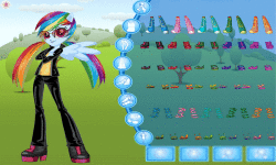 Dress up Rainbow pony screenshot 3/4
