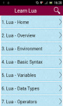 Learn Lua screenshot 1/3