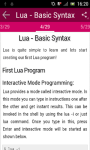 Learn Lua screenshot 2/3