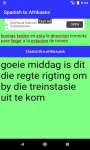 Spanish to Afrikaans language translator screenshot 3/4
