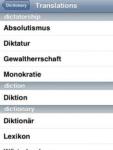 German-English Translation Dictionary screenshot 1/1