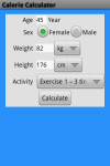 Calorie Calculator App screenshot 2/3