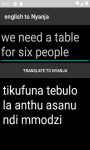 Language Translator English to Nyanja   screenshot 3/4