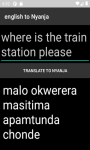Language Translator English to Nyanja   screenshot 4/4