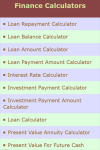 Finance Calculators v1 screenshot 2/3