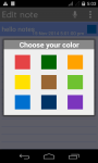 Colored Notepad screenshot 3/3