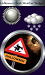 Halloween Clock Weather Widget screenshot 1/6