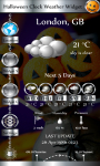 Halloween Clock Weather Widget screenshot 2/6