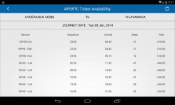 APSRTC Ticket Availability screenshot 4/6