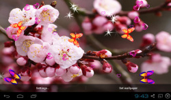 3D Sakura Wallpaper screenshot 1/5