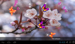 3D Sakura Wallpaper screenshot 2/5