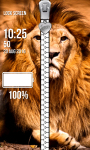 Lion Zipper Lock Screen Best screenshot 4/6