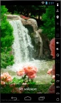 Waterfall And Roses Live Wallpaper screenshot 1/2